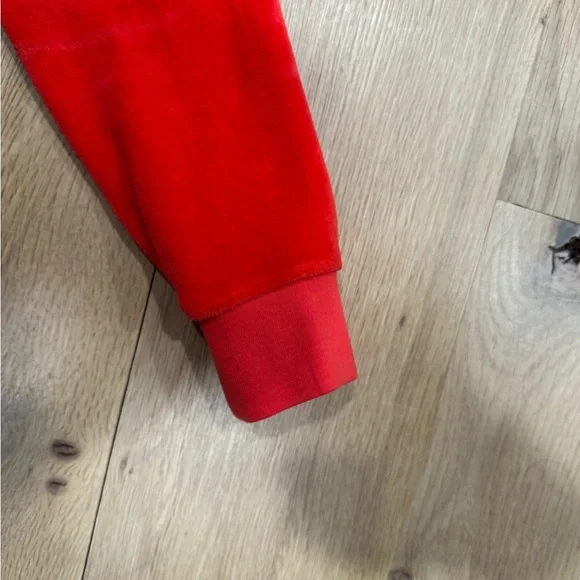 SUZI KONDI Red Velour Cropped Top - Picture 6 of 10